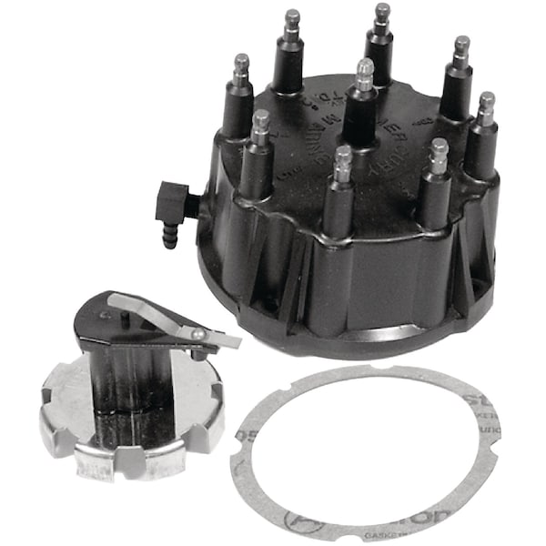 Distributor Cap, Rotor, Trigger Wheel Kit For MerCruiser GM V-8 w/ Thunderbolt HEI Ignition